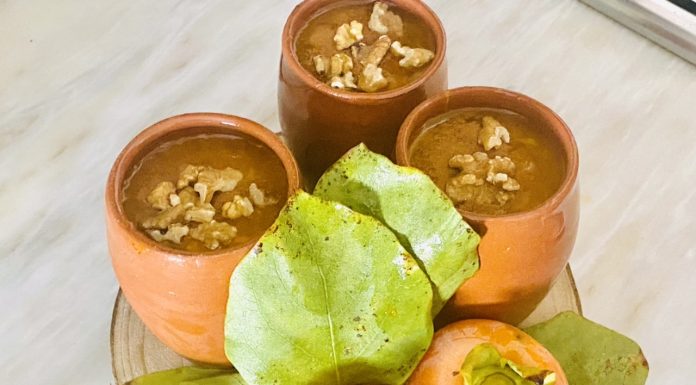 Sobremesa de Dióspiros